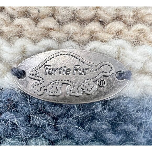 Turtle Fur Wool Knit Beanie Hat Hand Knit in Nepal Snowboarding Skiing - Picture 6 of 7